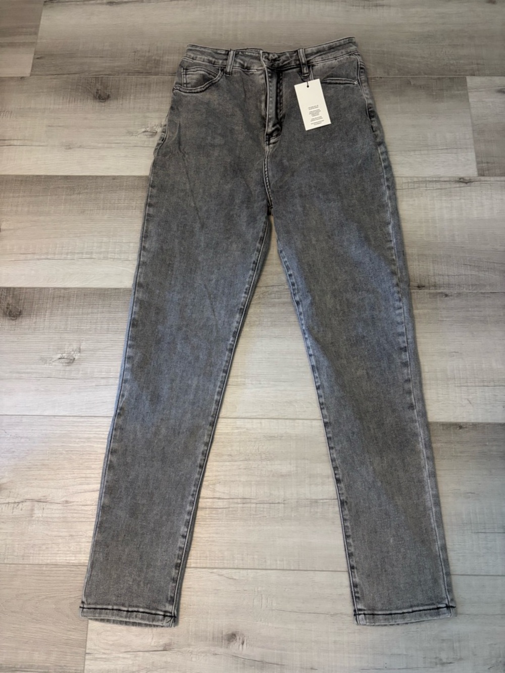 CHIPRE Gray High Rise Skinny Jeans Stretch Minimalist Wash 31